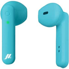 MUSIC HERO TWS Beat True Wireless Stereo Headphones with Microphone and Answer/End Button, Charging Case, Up to 2.5 Hours of Music, Light Blue