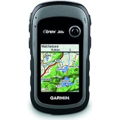 Garmin eTrex 30x Outdoor Navigation Device - Barometric Altimeter, TopoActive Map, 2.2 Inch (5.6 cm) Colour Display (Refurbished)