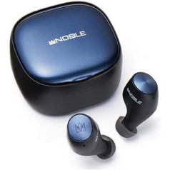 Noble Audio Falcon 2 True Wireless Earphones - 10 + 30 Hours Playtime, True Wireless Mirroring, Bluetooth 5.2, Wireless Charging, IPX7 Waterproof (Black)