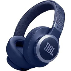 JBL Live 770 NC - Bluetooth Over-Ear Headphones with Adaptive Noise Cancelling - Wireless Earphones Signature Sound and Voice Assistant - Long Music Enjoyment for up to 65 Hours - Blue