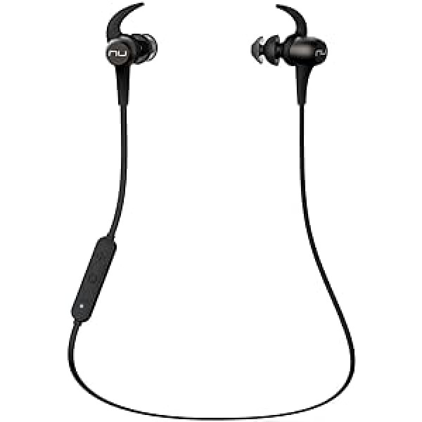 NuForce BE Sport 3 In-Ear Kabellose Bluetooth Kopfhörer Magnetisch grau