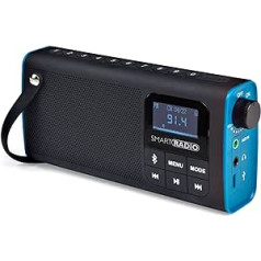 Portable 3 in 1 FM Radio Bluetooth Speaker Rechargeable Battery and Micro SD Card Audio Player Smart Radio XSQUO Useful Tech