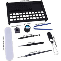 Mechanical Keyboard Lubrication Station with GPL 205G0 Switch Opener Switch Puller Switch Clamp Fit for Cherry MX Gateron Switches Mechanical Keyboard