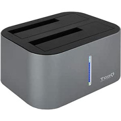 TOOQ TQDS-805G - Docking Station with Dual SATA Bay for 2.5