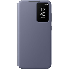 Samsung Oriģinālais vāciņš Samsung Galaxy S24+ kartes slotam Smart View Wallet violets