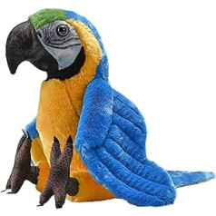 Wild Republic Artist Collection Blue Yellow Macaws Gift for Kids 38cm Plush Toy Filling Material Made from Spun Recycled Water Bottles