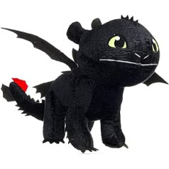 DreamWorks Drachen OHNEZAHN Toothless Dark Fury PLUSCH Peluche XXL ENORM 90cm Drachentrainer Dragon Trainer Drachenzähmen leicht gemacht
