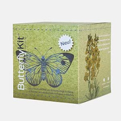 ButterflyKit - Great Cabbage White Butterfly Breeding Kit for Home Educational Experiment Scientific Educational Kits for Kids