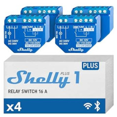 Shelly Plus 1 WiFi Switch Pack of 4