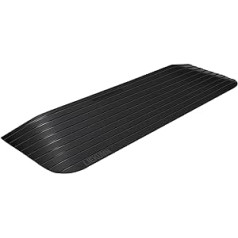 LIEKUMM 5.0 cm Height 1000 kg Load Capacity Non-Slip Door Step Ramp, Natural Rubber Wheelchair Threshold Ramp for Doors, Bathrooms, Steps, Stairs