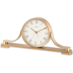 Acctim Wardley 37118 Brass Effect Metal Table Clock