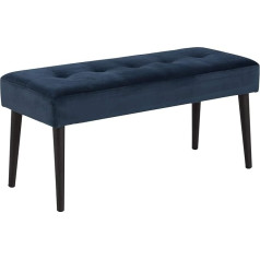 Pkline Glomira Bench Blue Upholstered Bench Hallway Hallway Dining Bench Dining Room Furniture