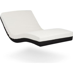 Gerialife Memory Foam Mattress 105 x 190 cm Height 20 cm Cool Breathable Cotton Cover Suitable for Adjustable Beds 105 x 190 cm