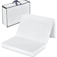 Bambini Travel Bed Mattress, 120 x 60 cm – Height 6 cm – Good Ventilation and Moisture Regulation – Washable