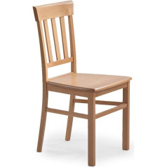 Moebel-Eins Julia Chair/Dining Chair, Solid Wood, Natural Beech Varnished