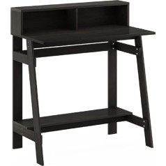 Furinno Simplistic Ein Rahmen-Computertisch, PC-Tisch, Bürotisch, Espresso, 80.3 (Breite) x 90.4 (Höhe) x 45.5 (Tiefe) cm