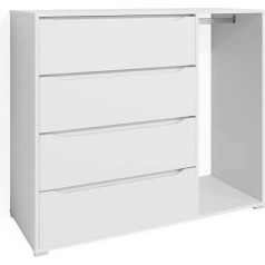 Vicco Ruben Sideboard, White, 120 x 101.9 cm