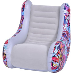 Avenli Inflatable Lounge Chair 94 x 76 x 76 cm Air Chair in Graphite Design