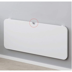 Kddeon Floating Wall Folding Table, Wooden Wall Table, for Children's Furniture, Computer Desk, Kitchen Table, Dining Table, Bar Table, Threaded Hole Design, with Accessories (70 x 50 cm/28 x 20 inches)