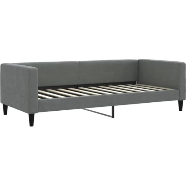 Vidaxl Day Bed, Guest Bed, 2-in-1, Sofa Bed for Bedroom, Living Room, Sofa Bed, Modern Design, Dark Grey, 90 x 200 cm Fabric