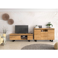 Skraut Home Furniture Set with Sideboard and TV Cabinet 160 x 40 x 92 cm