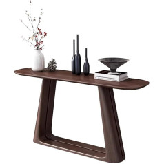 Kphymod Console Table Retro Wooden Console Table In Entrance Area, Tiered Behind The Coffee Table, Hallway Table For Living Room, Foyer, Hallway, Office (Color : Brown, Size : 47.2X11.8X34.6inch)