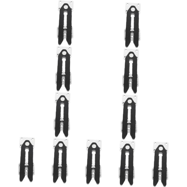 Veemoon Furniture Accessories 11 Pieces Sofa Connectors Sofa Snap Hooks for Sofa Connections Sofa Snap Metal Snaps Furniture Sofas Metal Clips Couch Connection Snap Fastening Steel Stitching