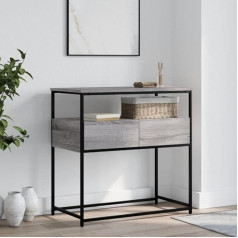 Tidyard Console Table, Side Table, Sofa Table, Hallway Table, Coffee Table, Hallway Table, Sideboard, Entrance Table, Narrow Wooden Table, Exhibition Table for Living Room, Bedroom, Hallway, Grey