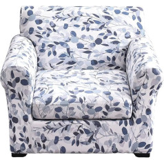 ‎Krfoonn KRFOONN Pack of 2 Chair Covers, Printed Sofa Covers, Couch Covers, Washable Armchair, Sofa, Couch Slipcover, Furniture Protector with Elastic Underside for Living Room (Armchair, 15)
