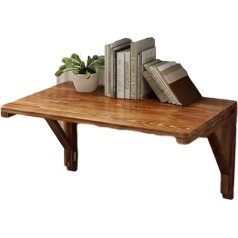 Klappbarer Wandtisch, Computertisch, Schreibtisch, Waschküche, Aufbewahrungstisch, schwebender Holzwand-Schreibtisch mit großem Stauraum, geeignet für Schlafzimmer, Arbeitszimmer (Farbe: A,