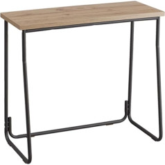 Generic Konsolentische, Flur, Schlafzimmer, Schreibtisch, Vintage-Konsolentisch, Computertisch, Langer Schreibtisch mit Spanplatten-Tischplatte, schmaler Konsolentisch mit Eisenrahmen für Flur-Kons