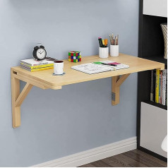 Wandmontierter Tisch, Klapptisch für Küche, Drop-Leaf-Tische für kleine Räume – Esstisch, zusammenklappbarer Wandtisch, Hängetisch, Balkon, schwebender Laptop-Computertisch, Capa