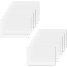 ‎Prizom PRIZOM Transparente Küchen Matte, Couch Tisch Matte, Tisch Schutz, wasserdichte Tisch Sets, Tisch Set 8 Teilig