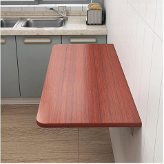 Wall Mounted Table Folding Kitchen Folding Workbench for Home Office Laundry Room Garage Basement Bar (Color : Natural, Size : 30x120cm) (Nature 45x100cm)