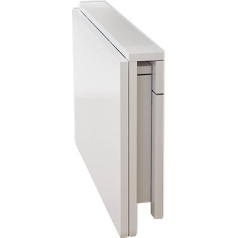 Wall Mounted Folding Table White Wood | Small Space Saving Folding Floating Desk Wall Mounted Folding Table for Kitchen Dining Room Computer Desk Modern Design