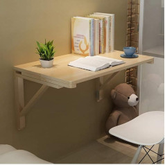 Folding Wall Table, Solid Wood Wall Table, Dining Table, Folding Computer Desk, Learning Table, Wall Mounted Folding Table, Study Room, Desk Size, Optional for Study Room, Bedroom