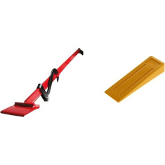 Oregon Heavy Duty Felling Lifter for Tree Falling, 130 cm (536305) & Ox Head Plastic Felling Wedge, Impact Resistant and Cold Resistant, KWF Professional Quality, Lifting Height 40 mm, Labrador, 24.5 x 7.3 x 4.0 x 4.0 cm