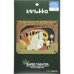 Ensky My Neighbor Totoro Studio Ghibli Film Paper Theatre (Mysterious Encounter) 047