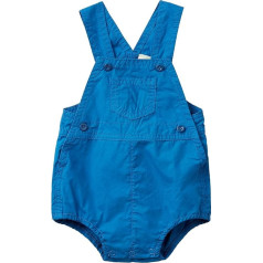 United Colors of Benetton Unisex Baby Salopette 4U3KAT011 Latzhose, Blu, 68 cm