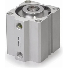 Pneumatischer Luftzylinder SDA32-10, 32 mm Bohrung, 10 mm Hub, Edelstahl, 1 Stück