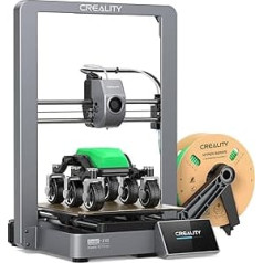 Creality Ender-3 V3 3D-Drucker, 600mm/s Druckgeschwindigkeit schnelle CoreXZ FDM 3D Drucke, Auto-Nivellierung, Dual-Gang Direktextruder, Tri-Metal-Düse, schnelle Abkühlung, Druckgröße 220x220x250mm