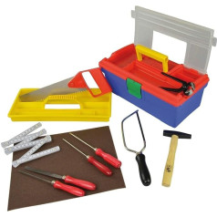 Pebaro Tool Set for Children Colourful 11 Piece Tool Kit