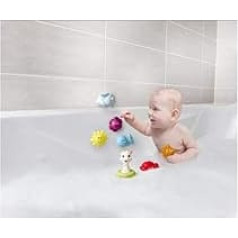 Sophie la Girafe The Sea World with Sophie la girafe - Bath Toy - Box of 7 Pieces - Early Learning Toy