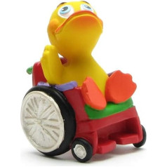 Rubber Duck Wheelchair User I Rolli Duck I Squeaky Duck - L: 6.5 cm