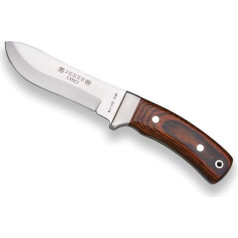 Joker Hunting Knife OSO CR49 Blade 12cm MOVA Red Wooden Handle Brown Leather Sheath Fishing Tackle Hunting Camping Hiking