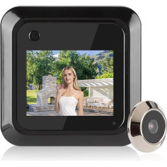 Door Viewer, Door Camera, HD Digital Smart 145° Wide Angle Security Battery Operated for Home