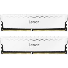 Lexar Thor DDR4 RAM 32GB Kit (16GB x 2) 3600 MHz, DRAM 288-Pin UDIMM Desktop Memory, XMP 2.0 High Performance Main Memory, CL18-22-22-42, 1.35V (LD4BU016G-R3600GDWG)