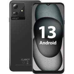 CUBOT Note 50 Smartphone Without Contract Android 13 Mobile Phone Cheap (2023), Octa-Core 16GB RAM/256GB ROM 4G Dual SIM Simlock-Free, 6.56 Inch HD+ Display, 5200 mAh, 50MP Camera, NFC/Fingerprint/OTG