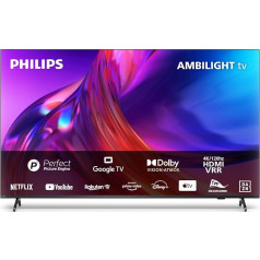 Philips Ambilight TV, 75PUS8808/12, 75-Inch 4K UHD LED TV, 120 Hz, HDR, Dolby Vision, Google TV, VRR, WiFi, Bluetooth, DTS:X, Voice Control