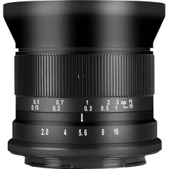 7artisans 12mm F2.8 Mark Ⅱ Ultra Wide Angle APS-C Manual Focus Prime Lens Compatible for Sony E-Mount Mirrorless Cameras A6500 A6300
